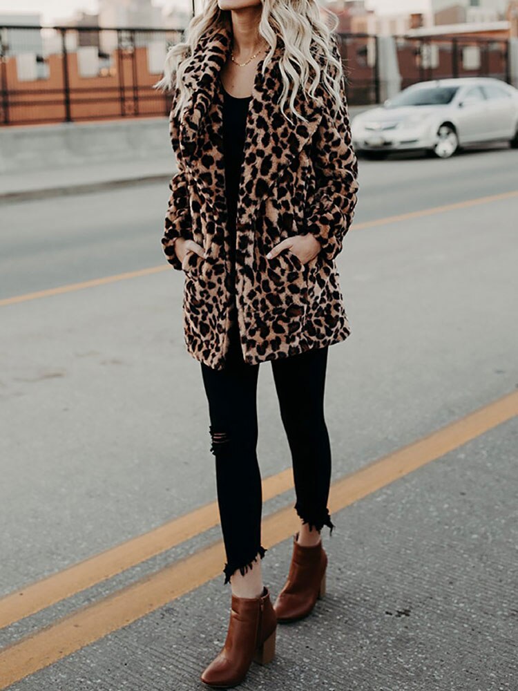 Women's Soft Faux Fur Winter Coat | Ideal for Autumn/Winter