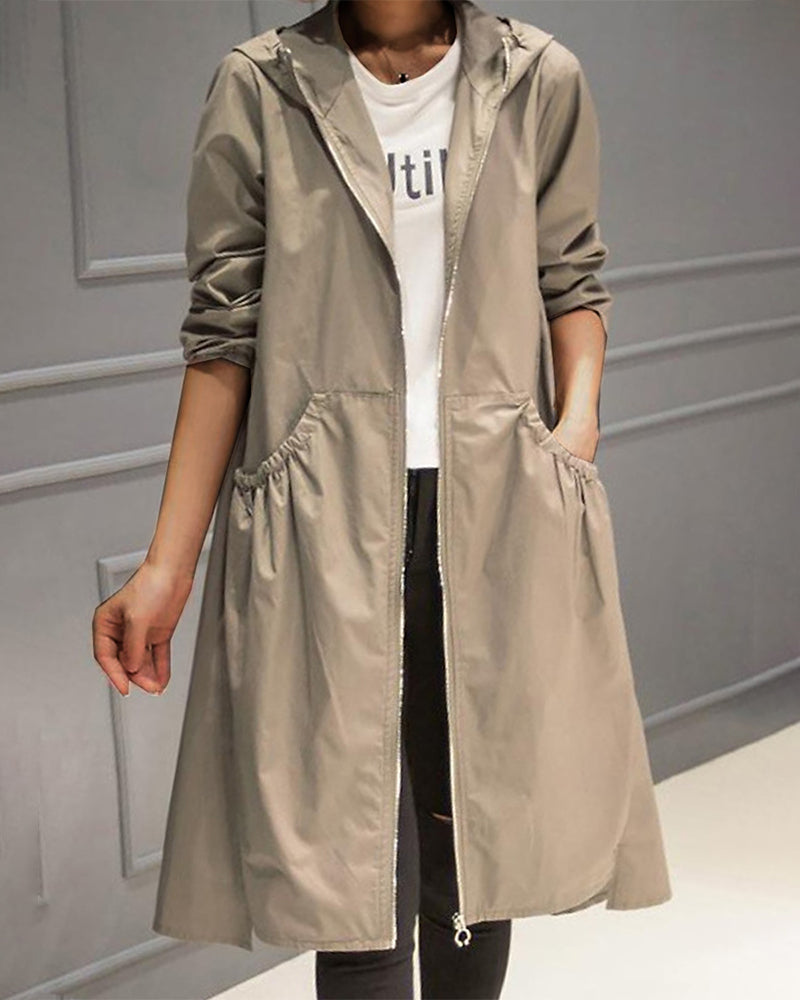 Women's Stylish Rainproof Trench Coat | Ideal for Autumn/Winter