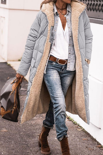 Women's Stylish Wool Winter Coat with Narrow Belt | Ideal for Autumn/Winter